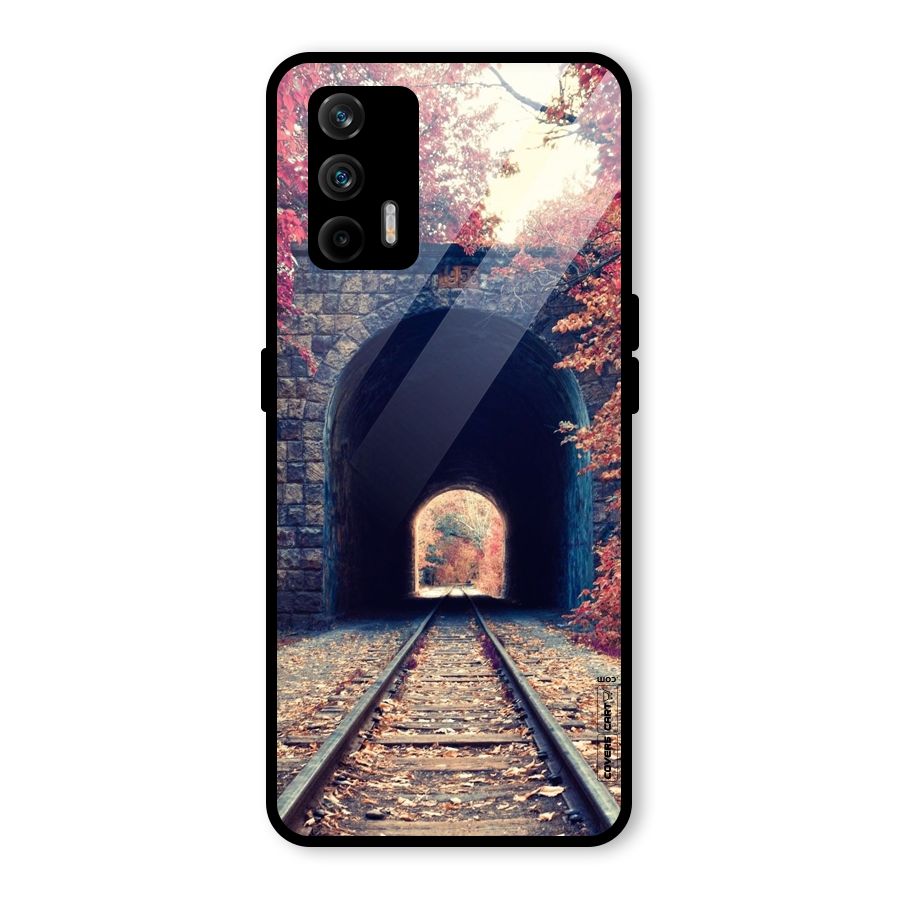 Beautiful Track Glass Back Case for Realme GT 5G