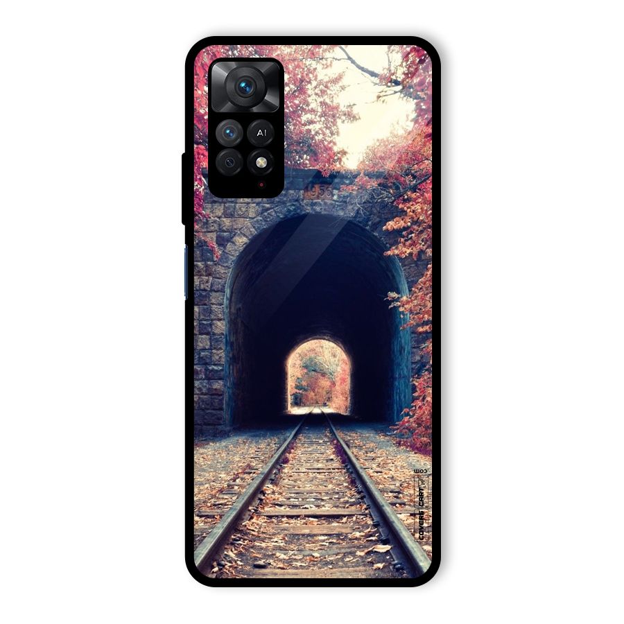 Beautiful Track Glass Back Case for Redmi Note 11 Pro
