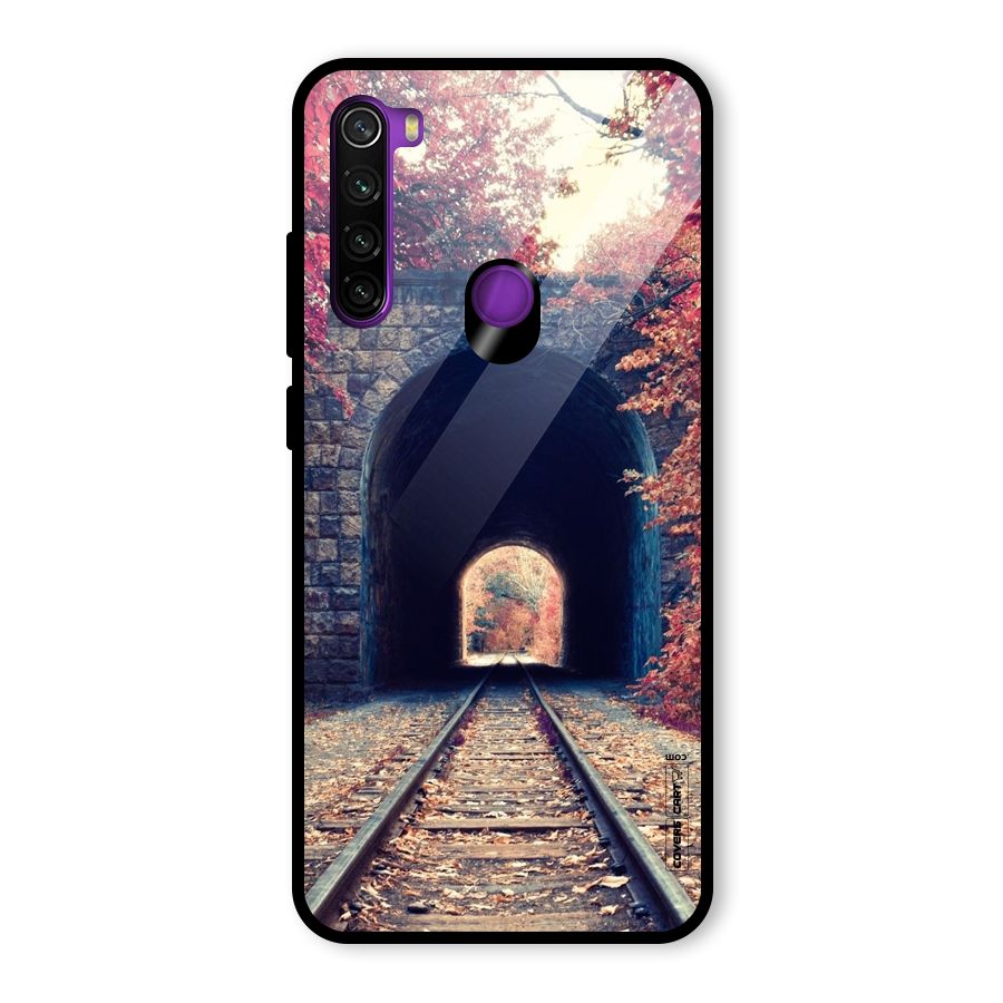 Beautiful Track Glass Back Case for Redmi Note 8