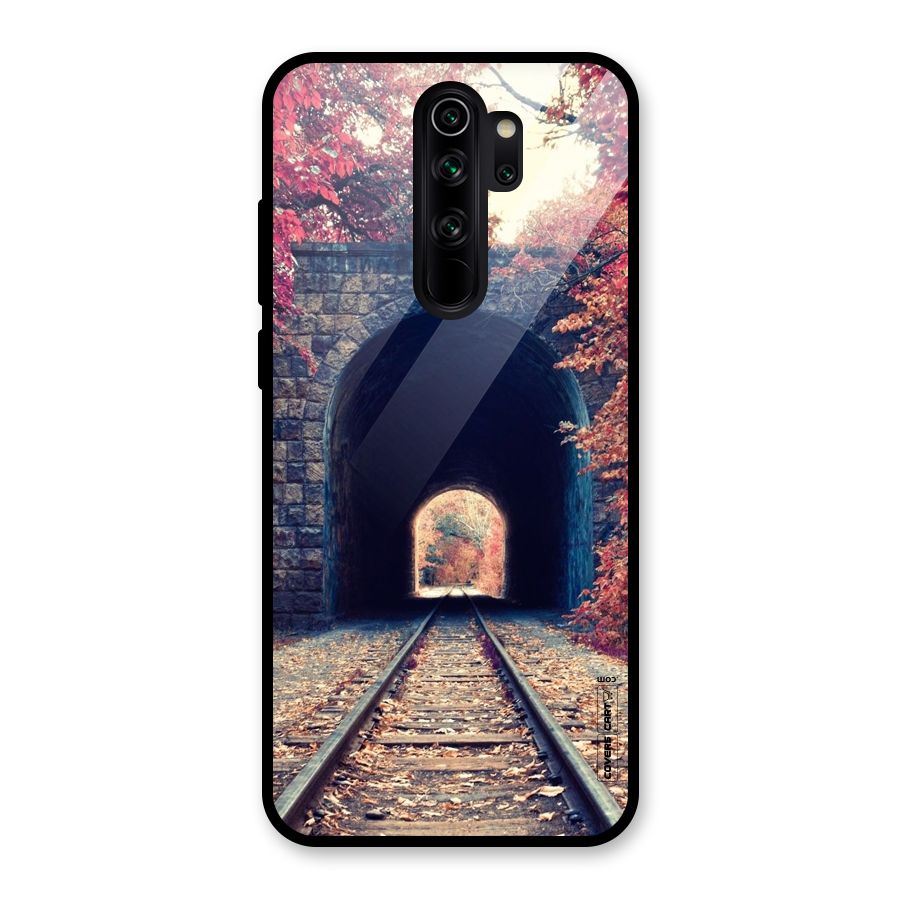 Beautiful Track Glass Back Case for Redmi Note 8 Pro