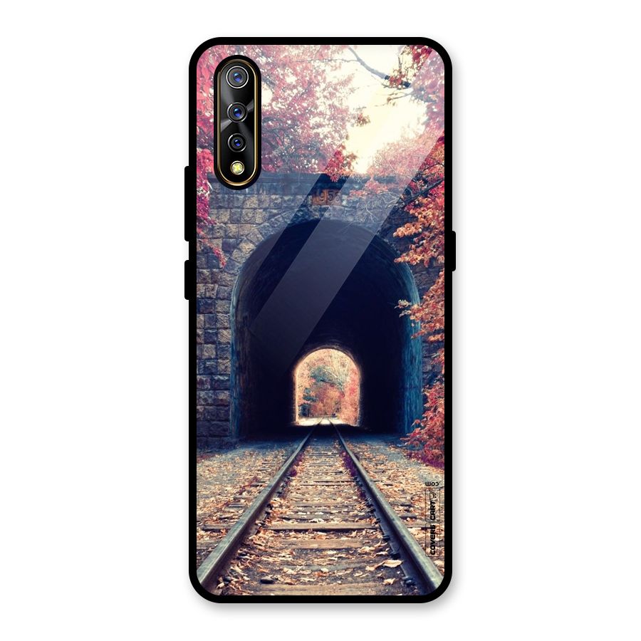Beautiful Track Glass Back Case for Vivo S1