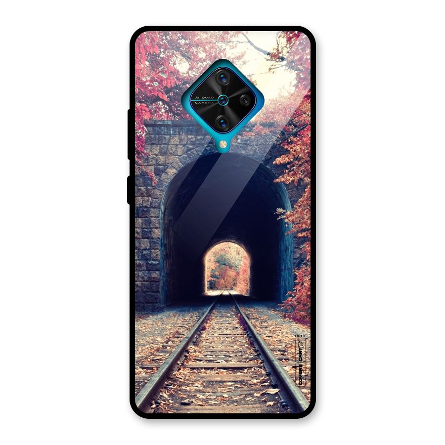 Beautiful Track Glass Back Case for Vivo S1 Pro