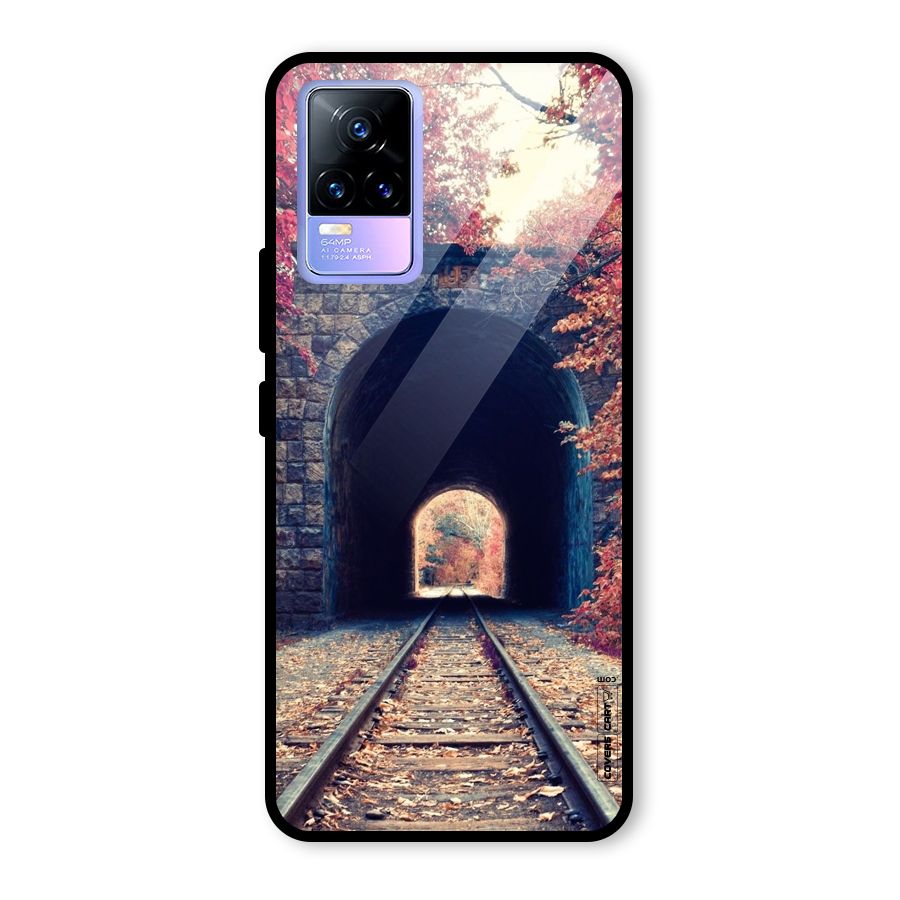 Beautiful Track Glass Back Case for Vivo Y73