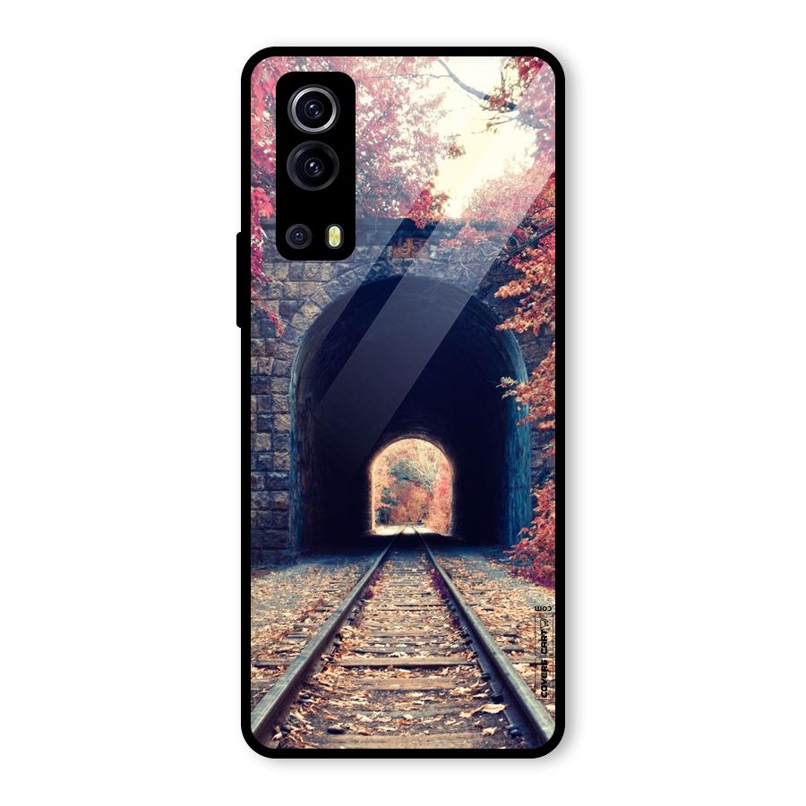 Beautiful Track Glass Back Case for Vivo iQOO Z3