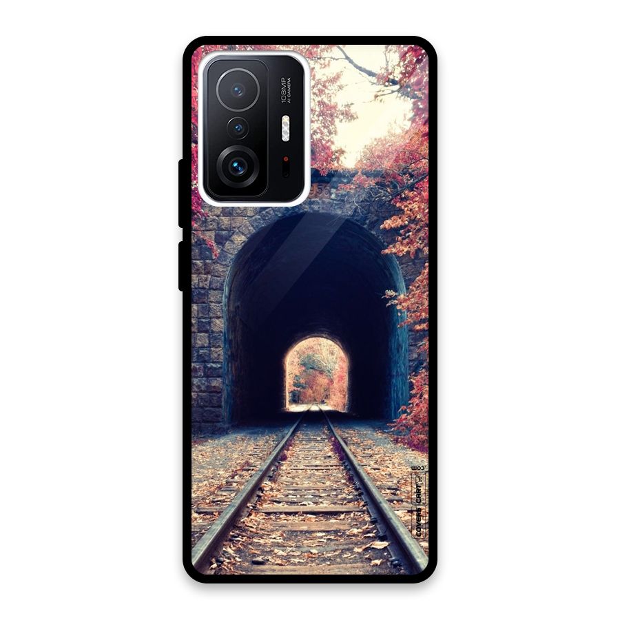 Beautiful Track Glass Back Case for Xiaomi 11T Pro