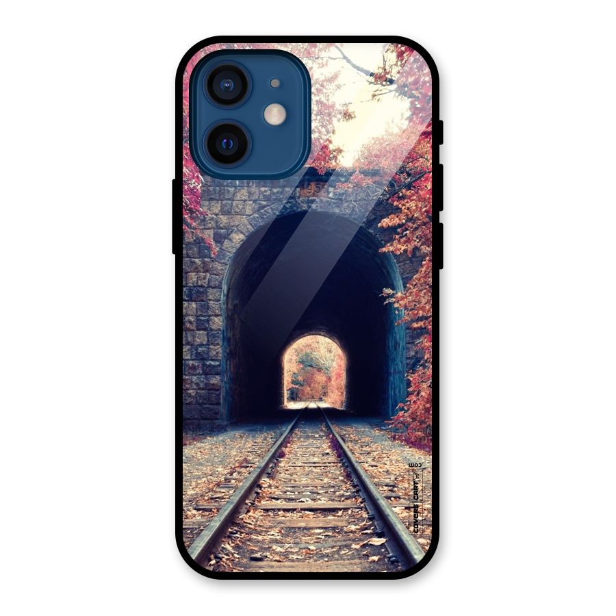Beautiful Track Glass Back Case for iPhone 12 Mini