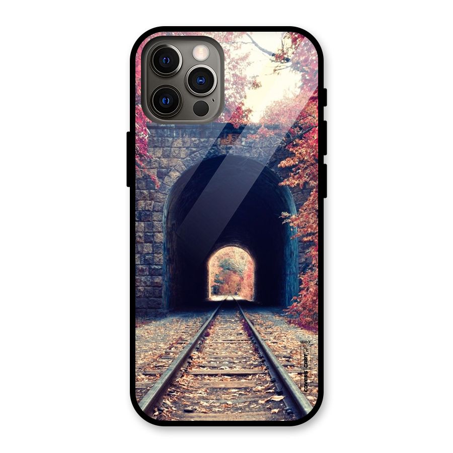 Beautiful Track Glass Back Case for iPhone 12 Pro