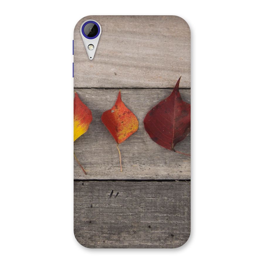 Beautiful Wood Leafs Back Case for Desire 830