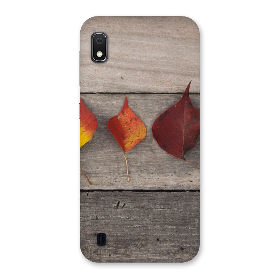 Beautiful Wood Leafs Back Case for Galaxy A10