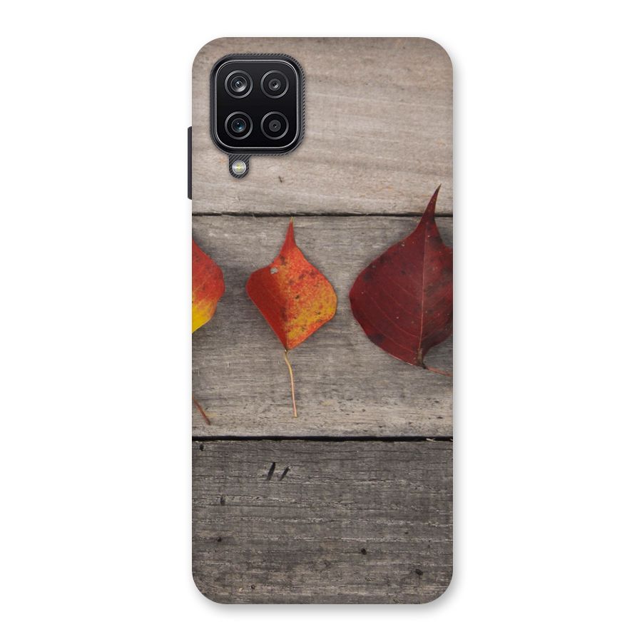 Beautiful Wood Leafs Back Case for Galaxy A12