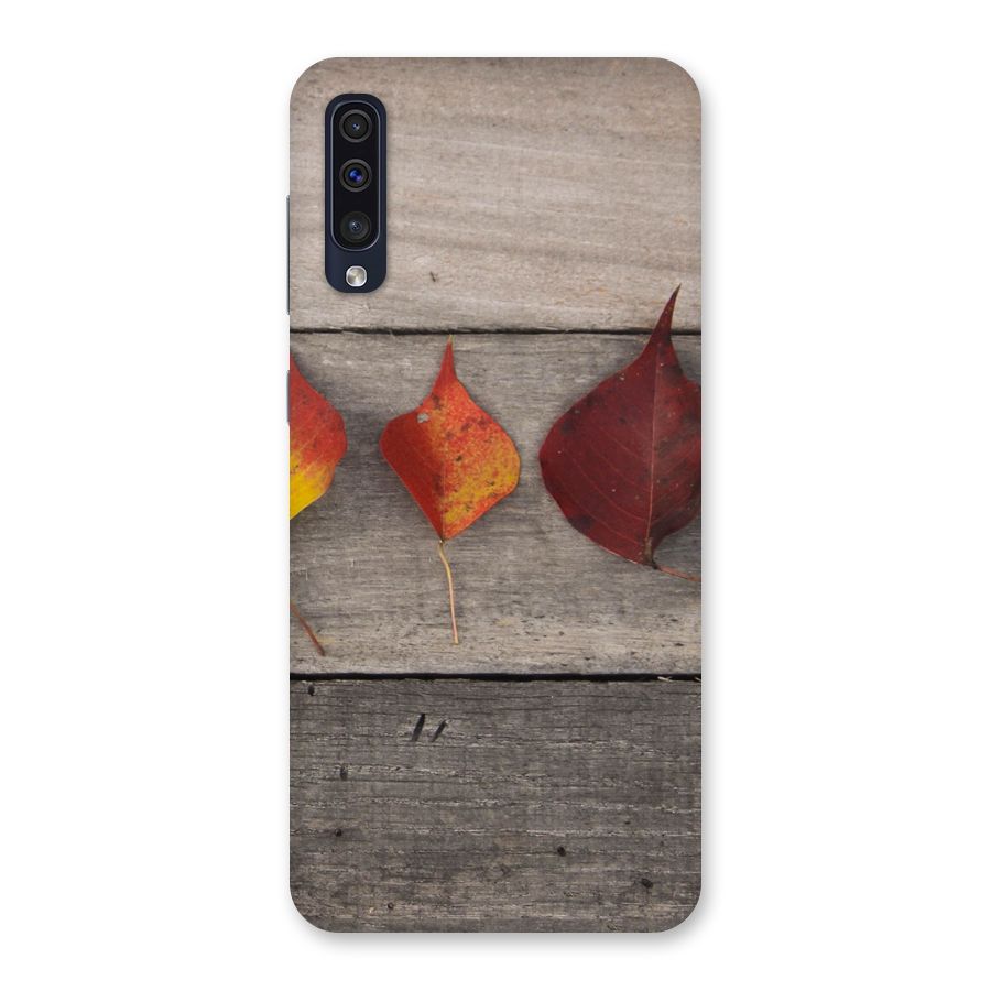 Beautiful Wood Leafs Back Case for Galaxy A50