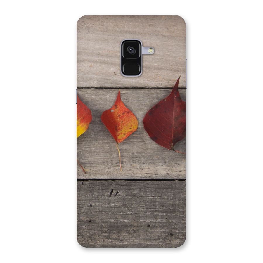 Beautiful Wood Leafs Back Case for Galaxy A8 Plus