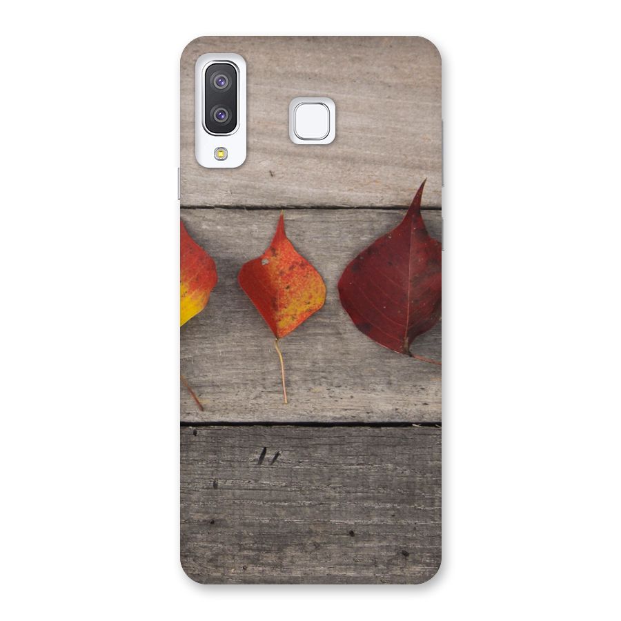 Beautiful Wood Leafs Back Case for Galaxy A8 Star