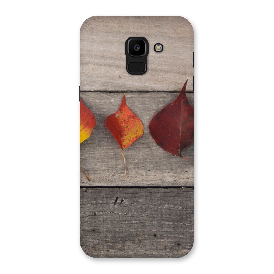 Beautiful Wood Leafs Back Case for Galaxy J6