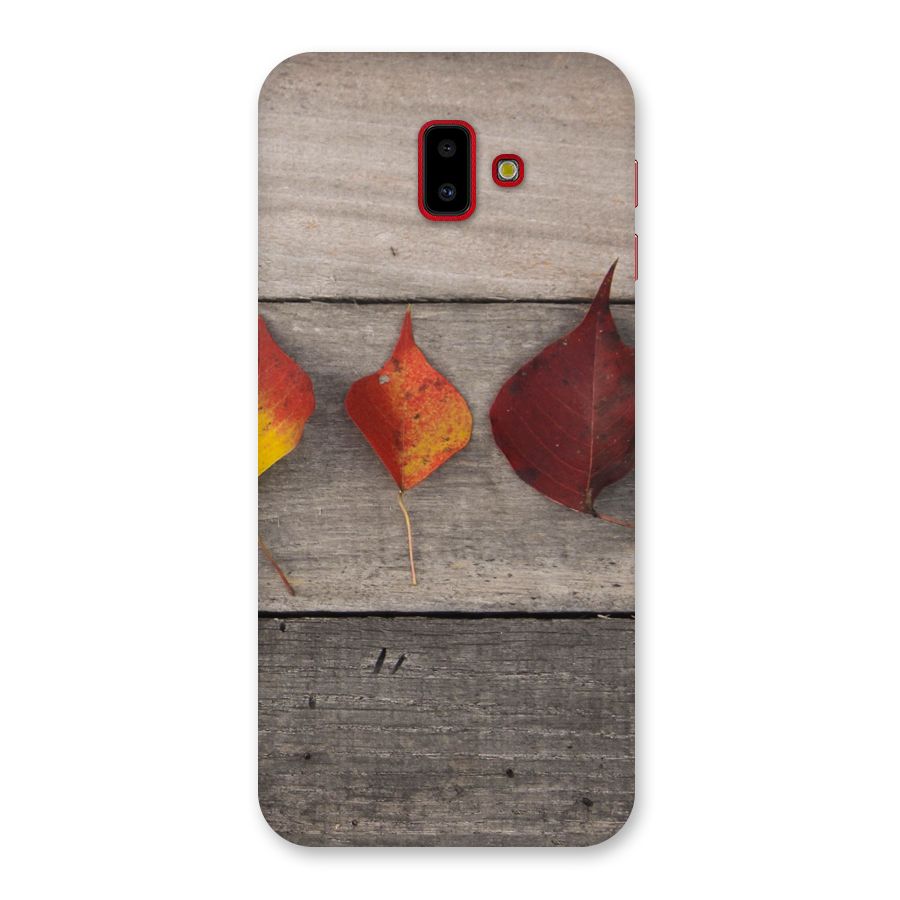 Beautiful Wood Leafs Back Case for Galaxy J6 Plus
