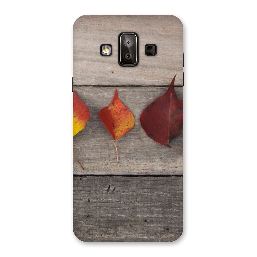 Beautiful Wood Leafs Back Case for Galaxy J7 Duo
