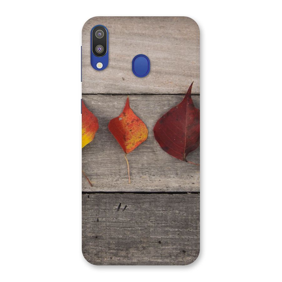 Beautiful Wood Leafs Back Case for Galaxy M20