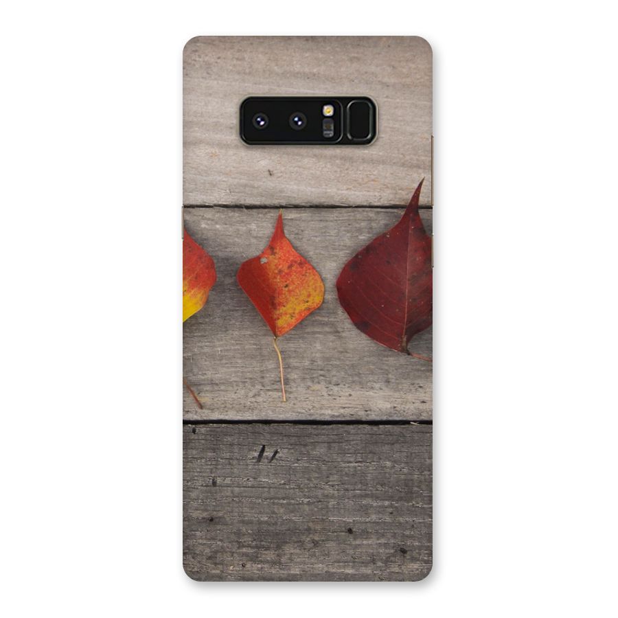 Beautiful Wood Leafs Back Case for Galaxy Note 8