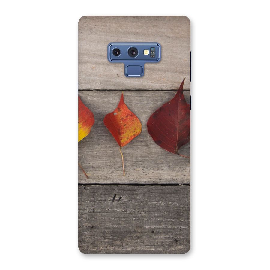 Beautiful Wood Leafs Back Case for Galaxy Note 9