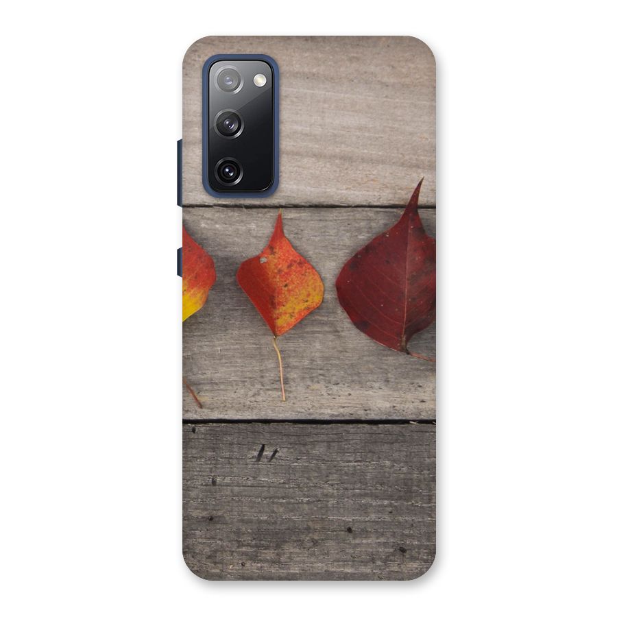 Beautiful Wood Leafs Back Case for Galaxy S20 FE
