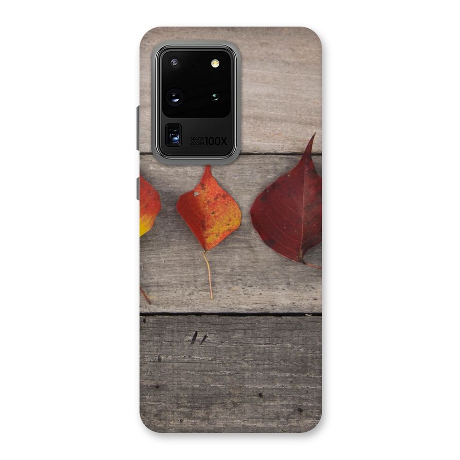 Beautiful Wood Leafs Back Case for Galaxy S20 Ultra