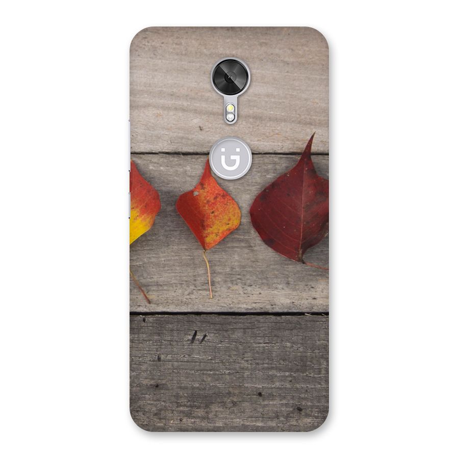 Beautiful Wood Leafs Back Case for Gionee A1