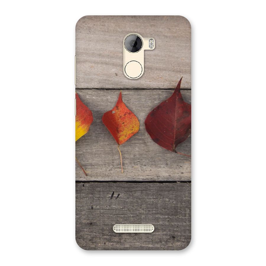 Beautiful Wood Leafs Back Case for Gionee A1 LIte