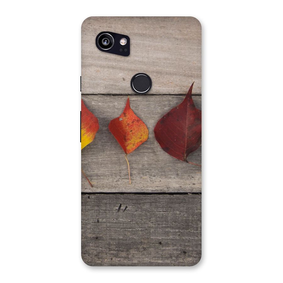 Beautiful Wood Leafs Back Case for Google Pixel 2 XL