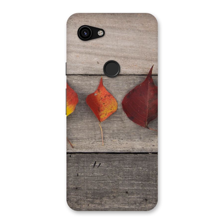 Beautiful Wood Leafs Back Case for Google Pixel 3a