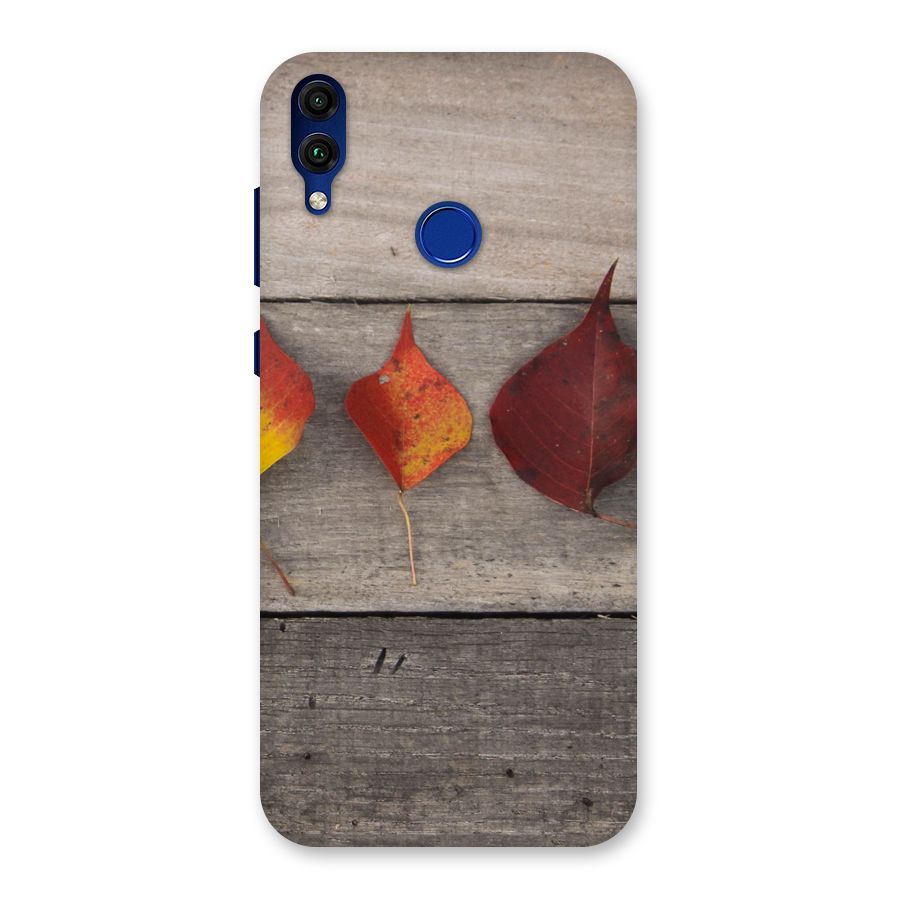 Beautiful Wood Leafs Back Case for Honor 8C
