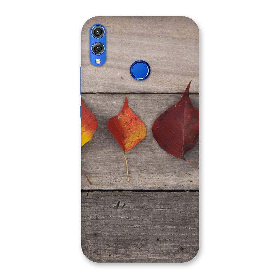 Beautiful Wood Leafs Back Case for Honor 8X