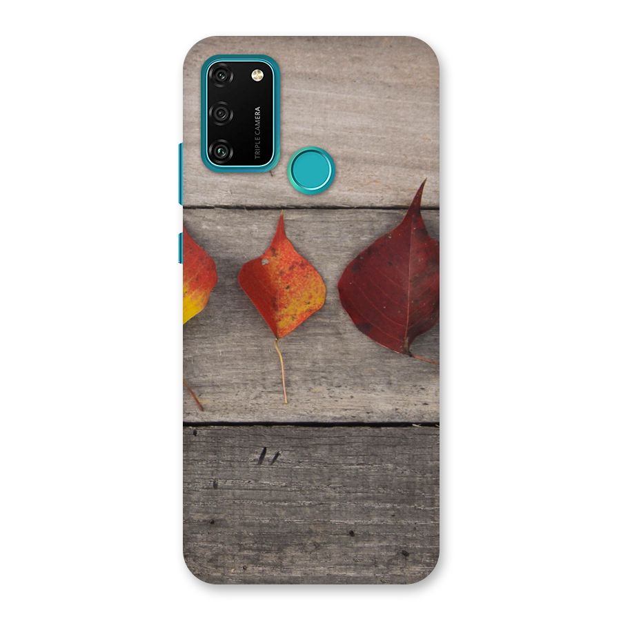 Beautiful Wood Leafs Back Case for Honor 9A