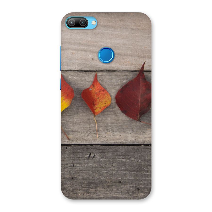 Beautiful Wood Leafs Back Case for Honor 9N