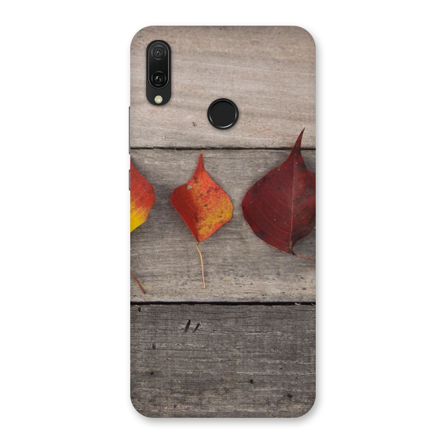 Beautiful Wood Leafs Back Case for Huawei Y9 (2019)