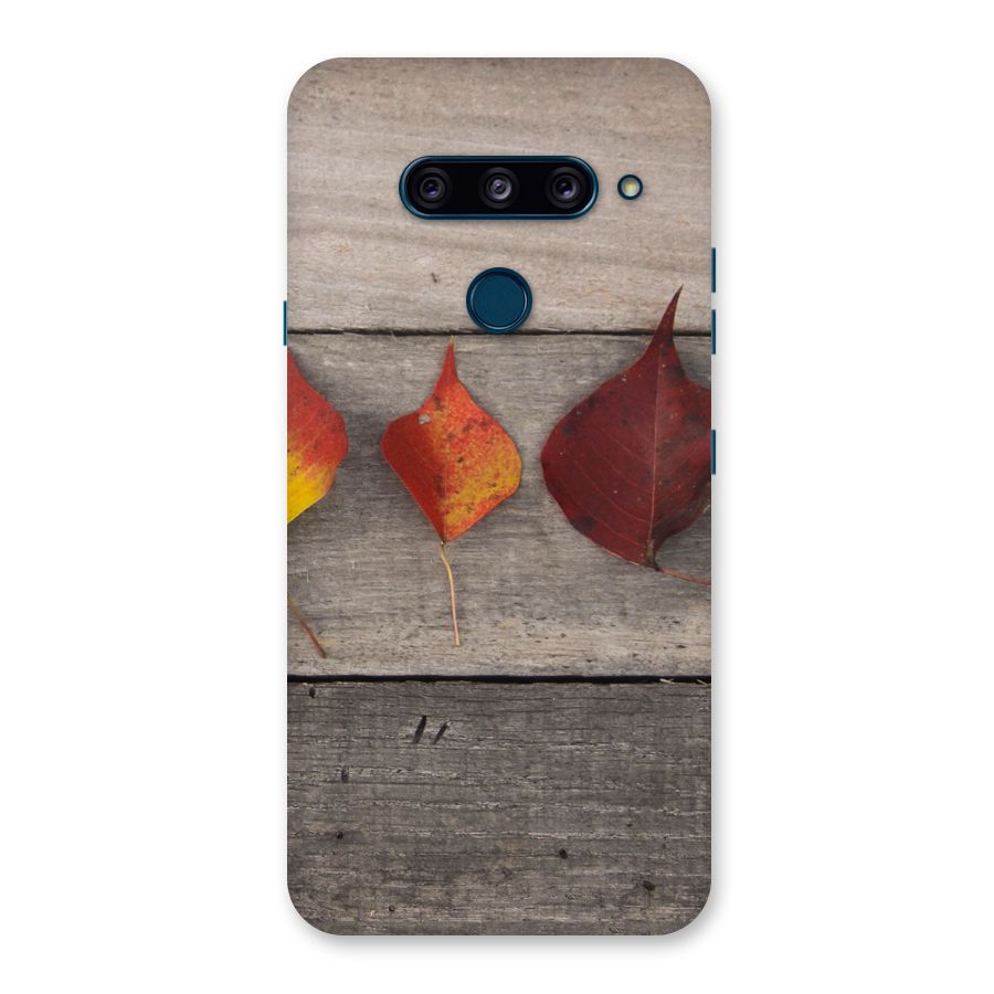 Beautiful Wood Leafs Back Case for LG  V40 ThinQ