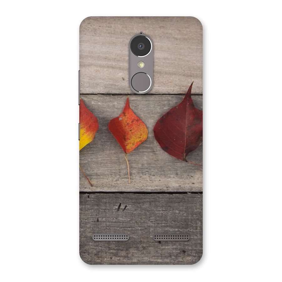 Beautiful Wood Leafs Back Case for Lenovo K6