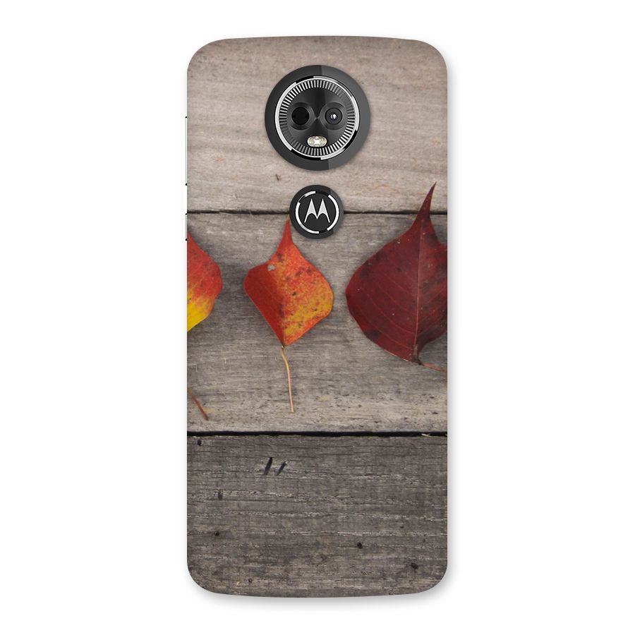 Beautiful Wood Leafs Back Case for Moto E5 Plus