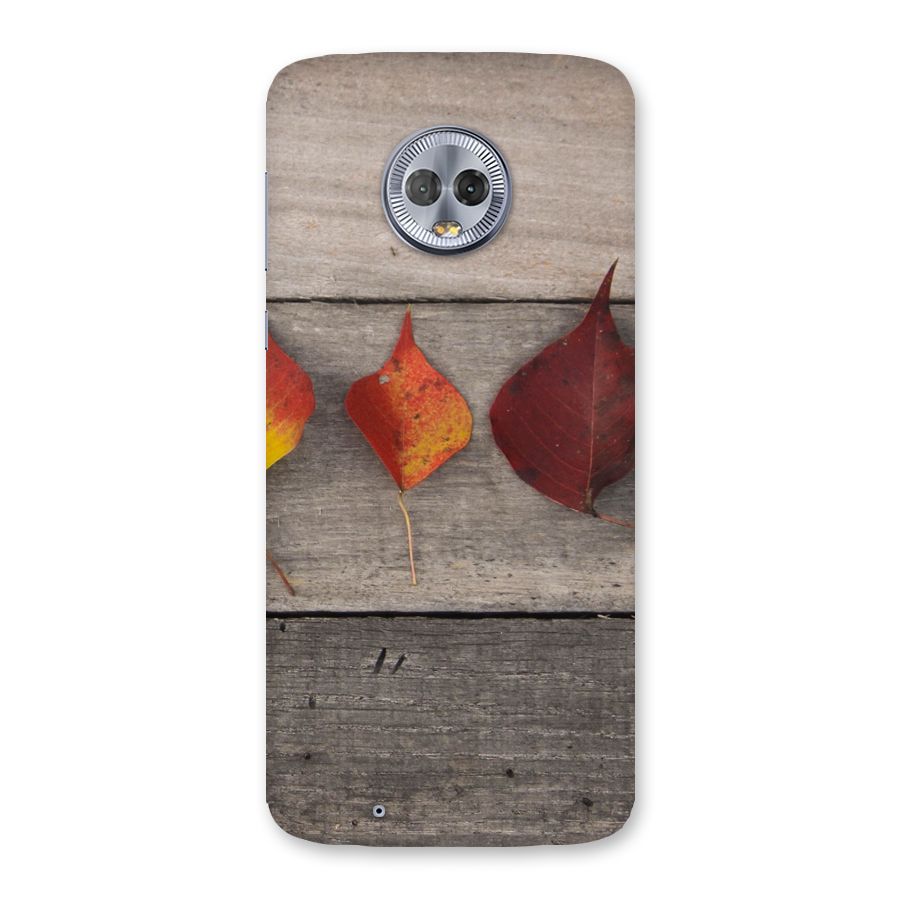 Beautiful Wood Leafs Back Case for Moto G6