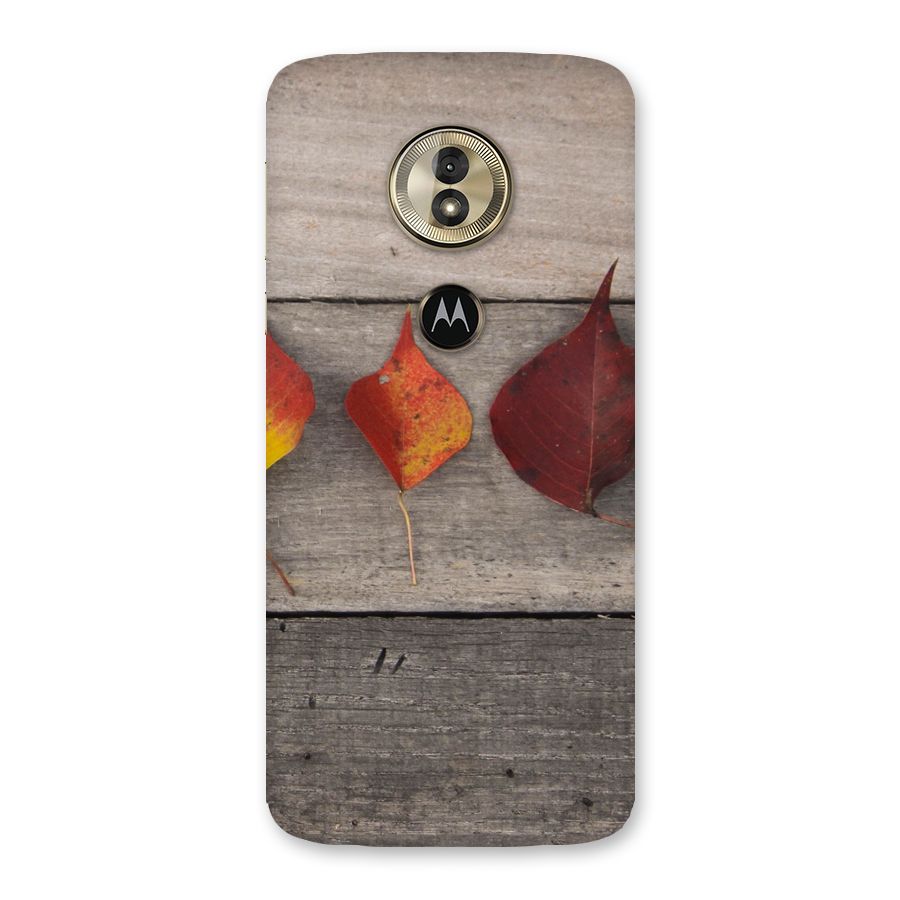 Beautiful Wood Leafs Back Case for Moto G6 Play