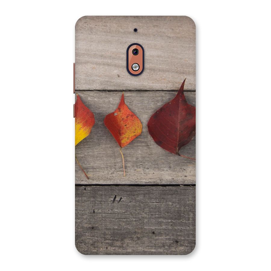 Beautiful Wood Leafs Back Case for Nokia 2.1