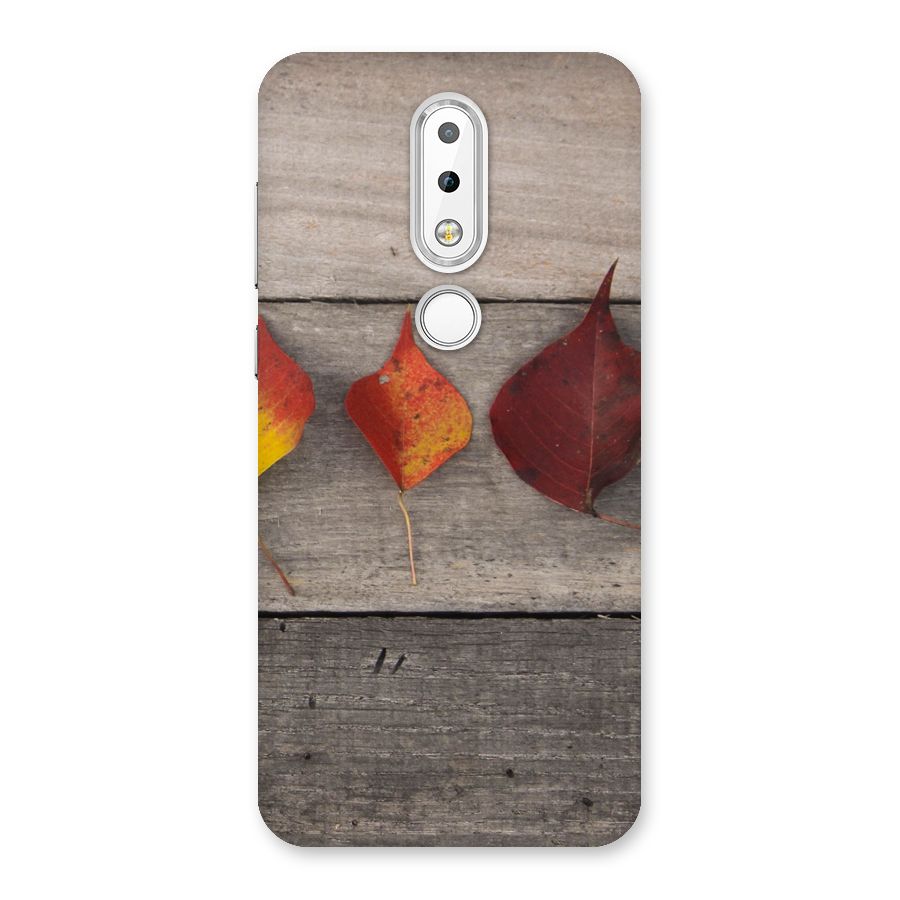 Beautiful Wood Leafs Back Case for Nokia 6.1 Plus