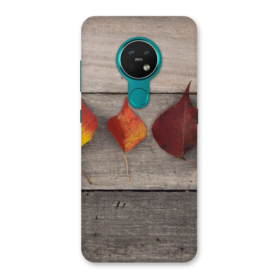 Beautiful Wood Leafs Back Case for Nokia 7.2