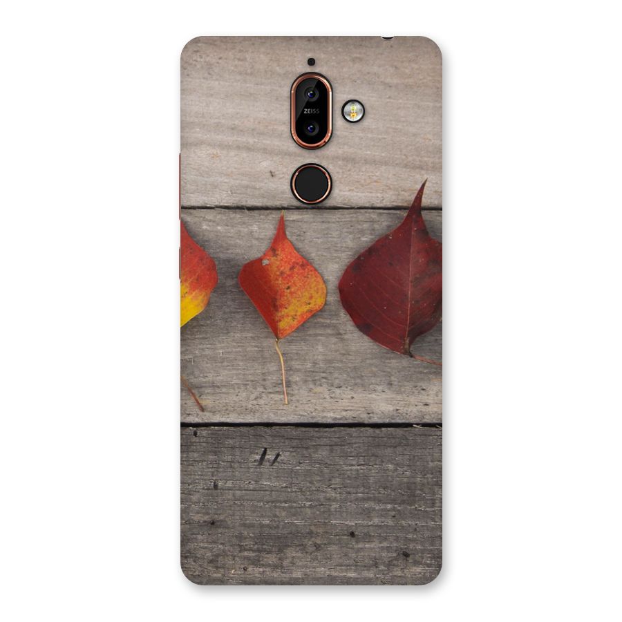 Beautiful Wood Leafs Back Case for Nokia 7 Plus
