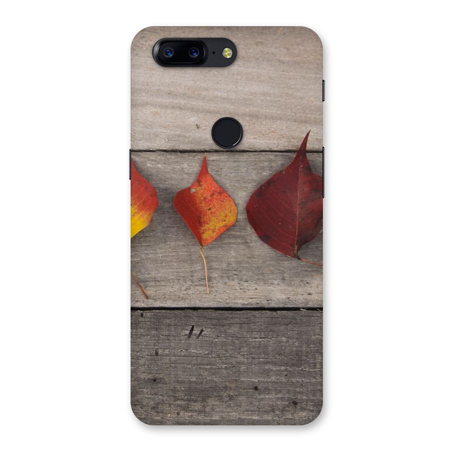 Beautiful Wood Leafs Back Case for OnePlus 5T