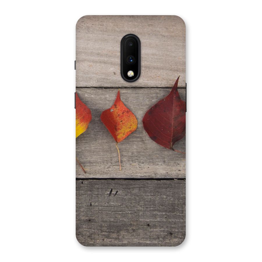 Beautiful Wood Leafs Back Case for OnePlus 7