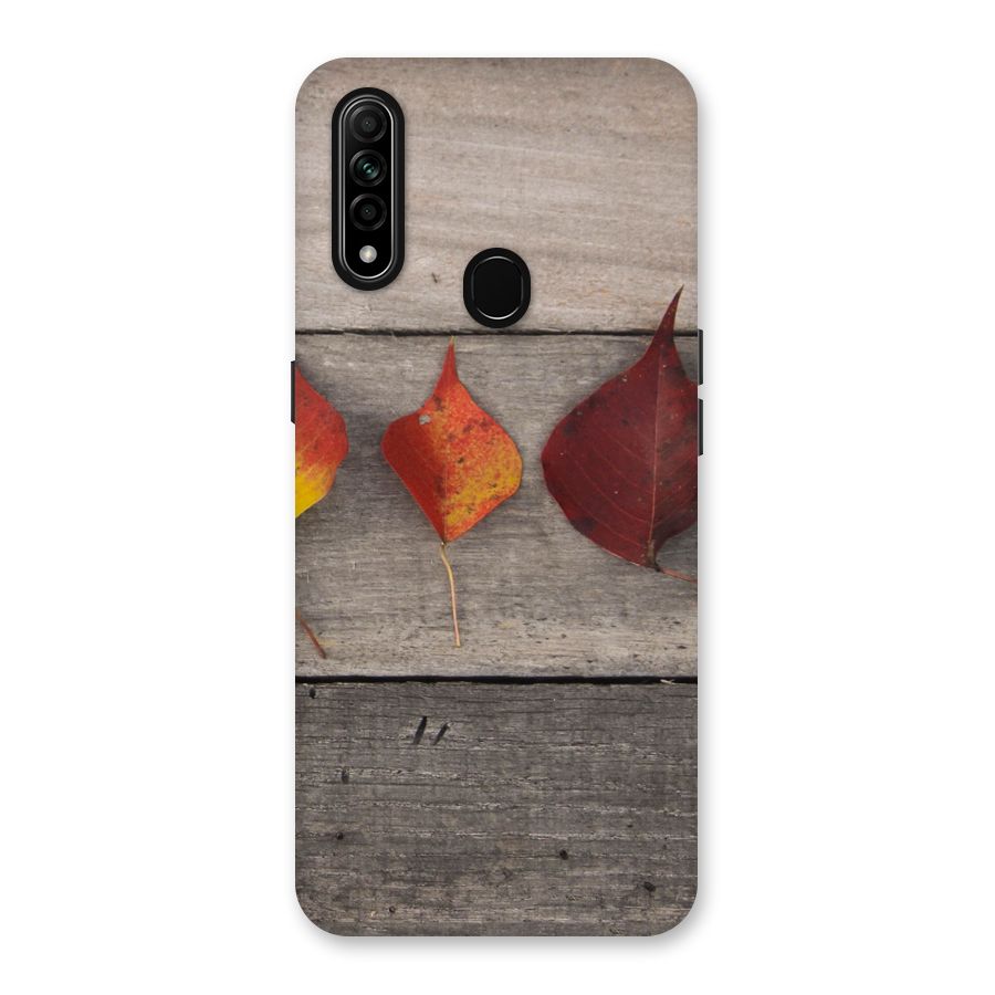 Beautiful Wood Leafs Back Case for Oppo A31