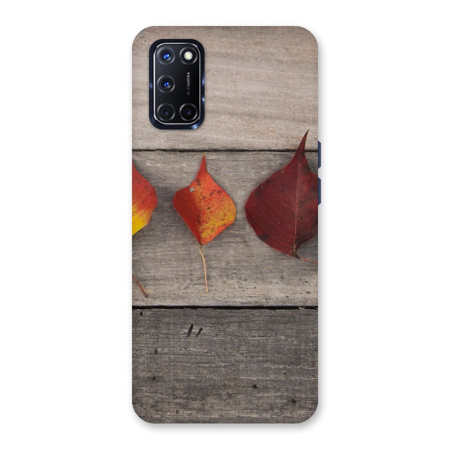 Beautiful Wood Leafs Back Case for Oppo A52