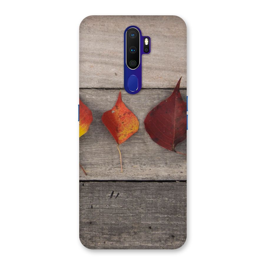 Beautiful Wood Leafs Back Case for Oppo A9 (2020)