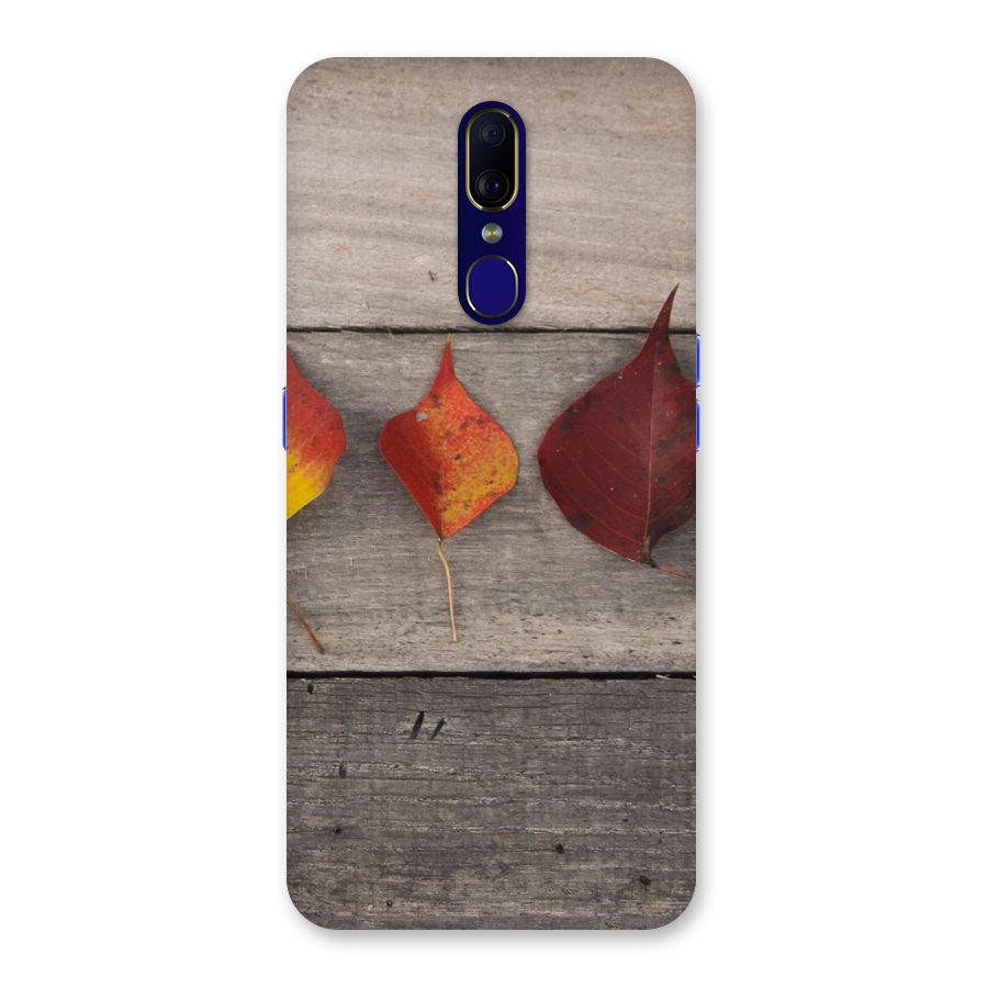 Beautiful Wood Leafs Back Case for Oppo F11