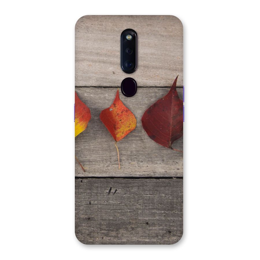 Beautiful Wood Leafs Back Case for Oppo F11 Pro